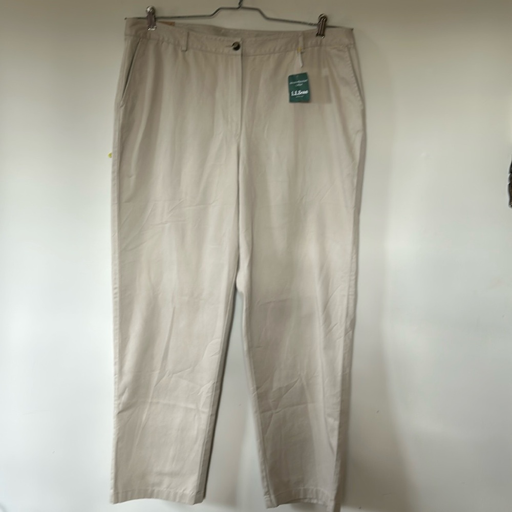 L L Bean Pants  tan in colour size 18